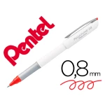 Thumbnail-Roller ball pentel floatune ponta de 0,8 mm cor vermelho – 12 unidades