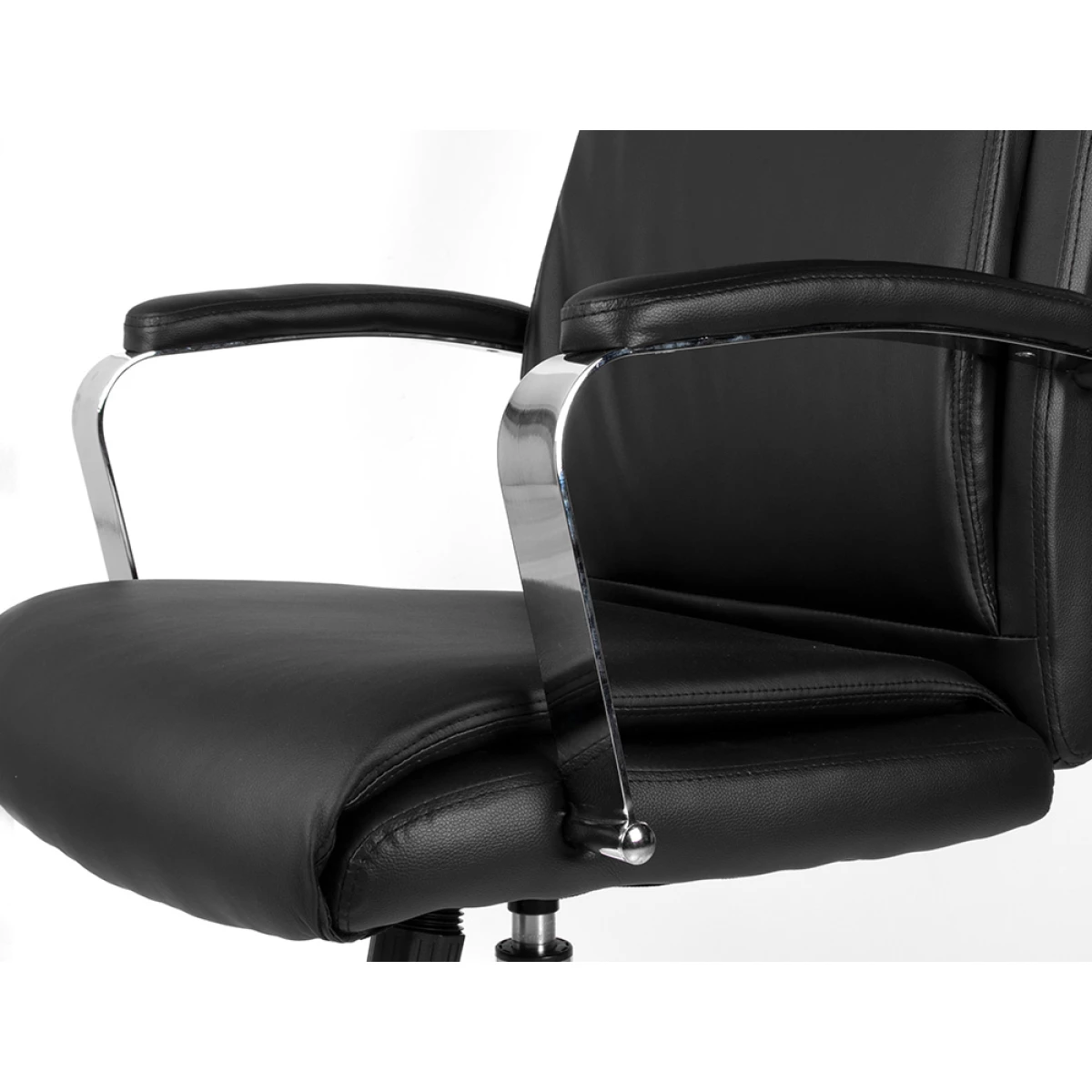 Galery – Cadeira de direcao q-connect encosto alto regulavel em altura 1170 + 80 mm largura 650 mm profundidade 700 mm preta0