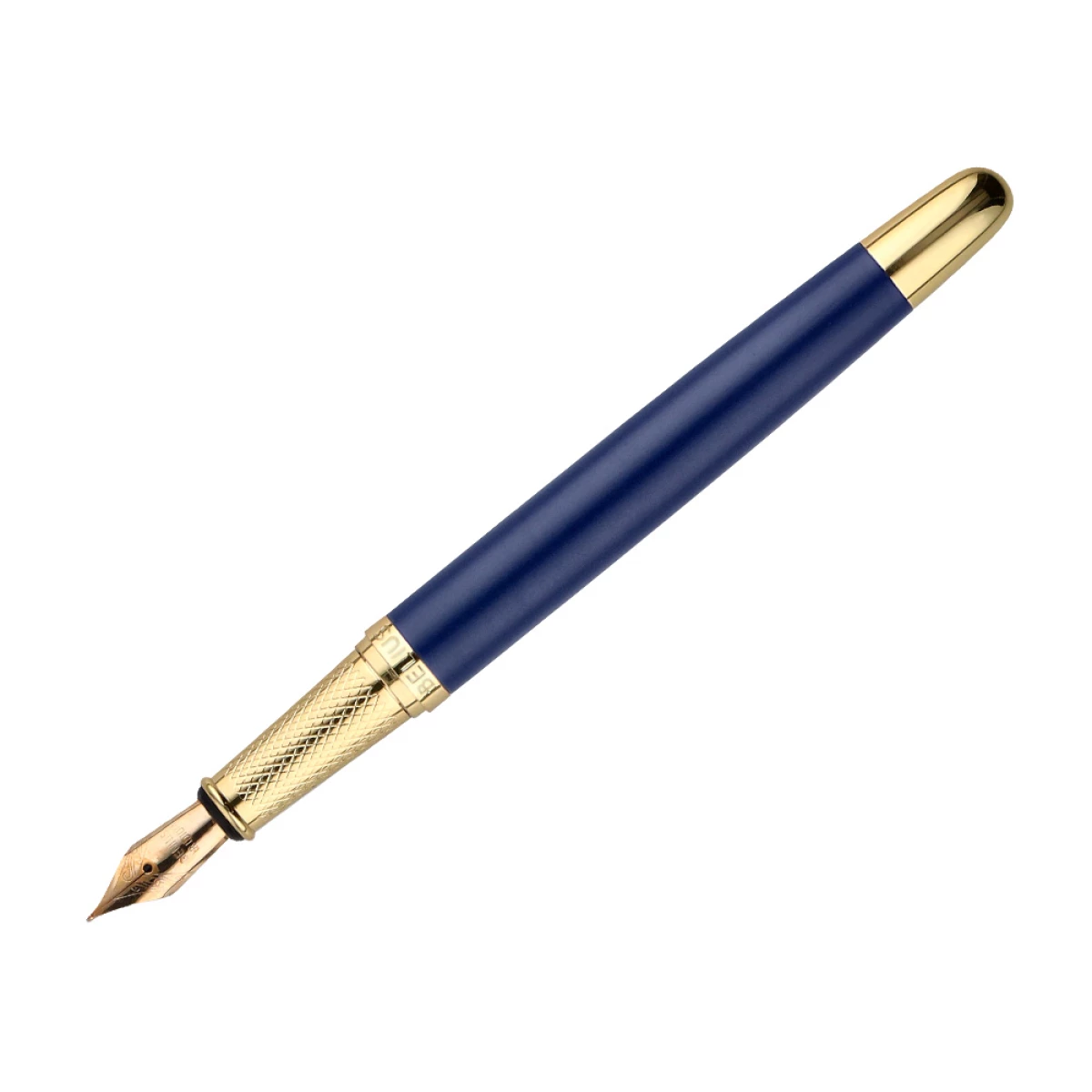 Galery – Caneta e estojo belius soiree desenho art deco azul marinho e dourado tinta azul caixa design0