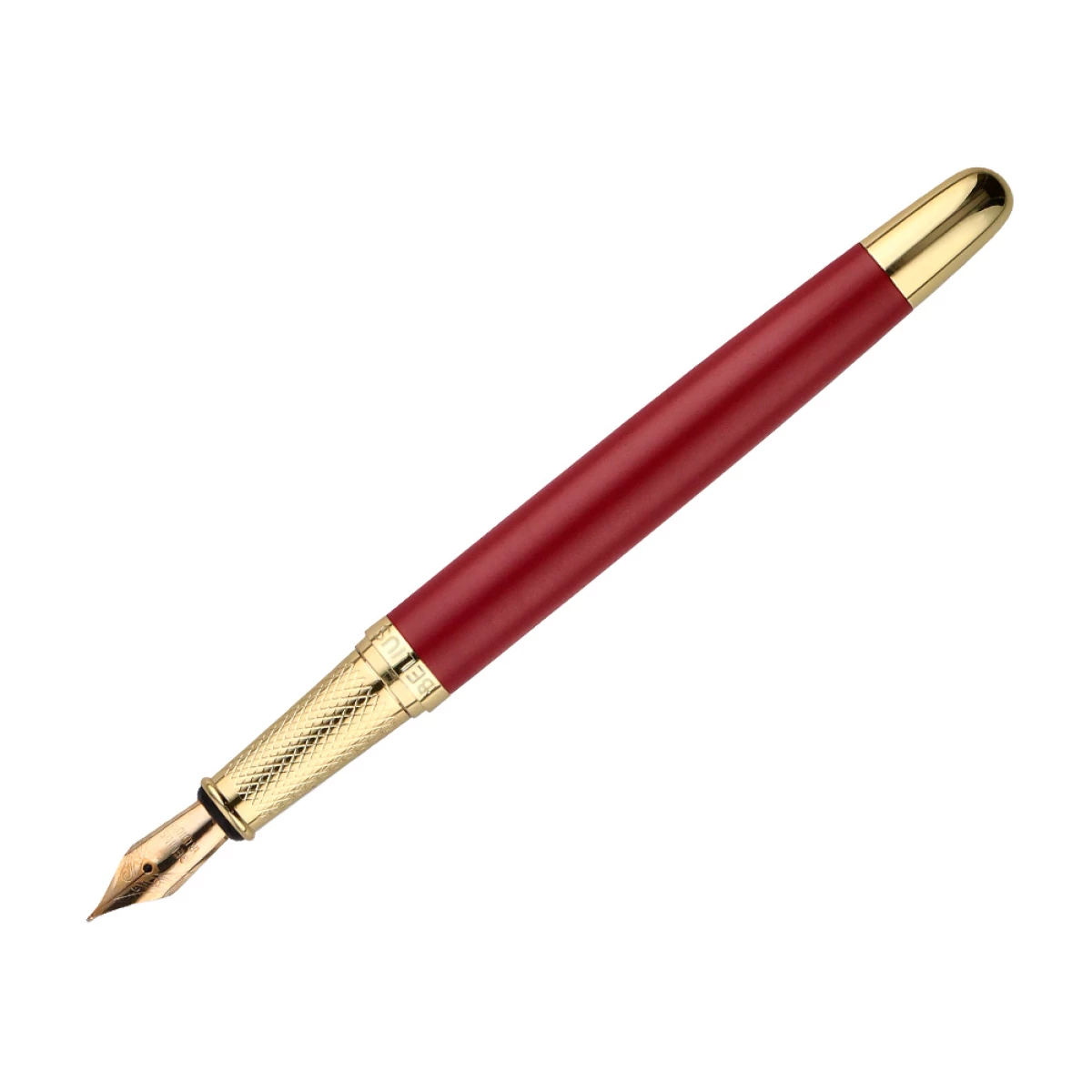 Galery – Caneta e estojo belius soiree desenho art deco bordeaux e dourado tinta azul caixa design0