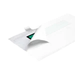 Galery – Envelope autoadesivo q-connect porta documentos multilingue 240×135 mm sem janela 100% papel pack de 100 unidades0