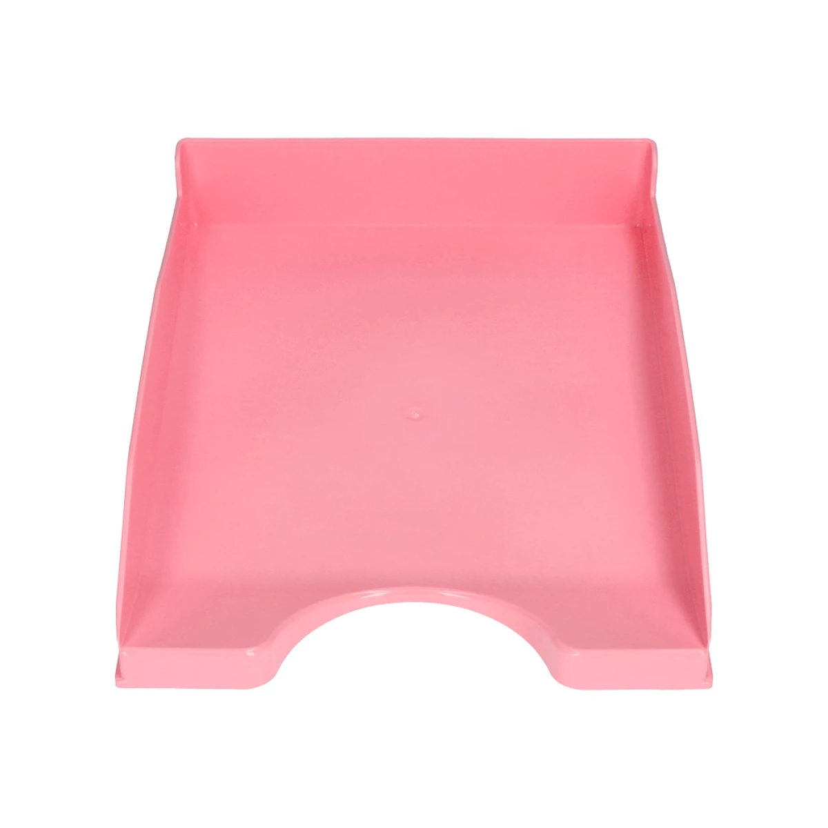 Galery – Tabuleiro de secretaria q-connect plastico rosa pastel opaco0