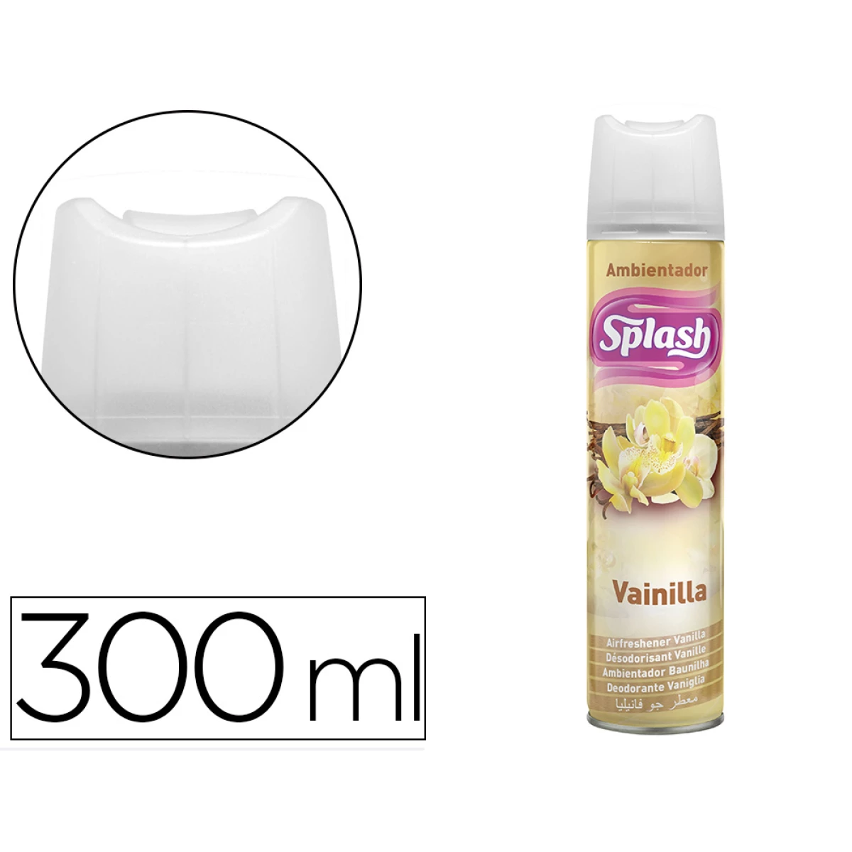 Thumbnail-Ambientador spray splash baunilha frasco de 300 ml