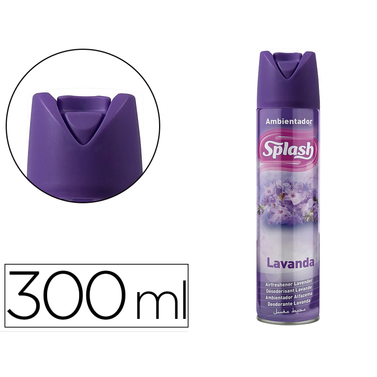 Thumbnail-Ambientador spray splash lavanda frasco de 300 ml