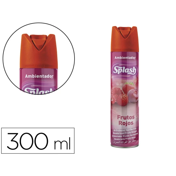 Thumbnail-Ambientador spray splash morango frasco de 300 ml