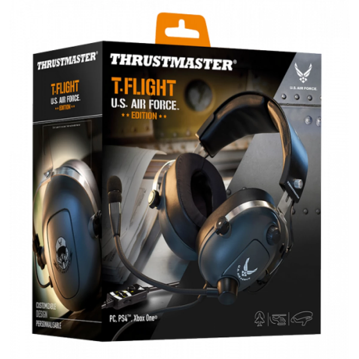 Galery – Thrustmaster T.Flight EUA Faixa de cabeça para fones de ouvido Air Force Edition com conector de 3,5 mm preto0