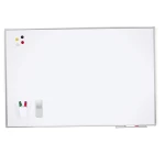 Galery – Quadro branco rocada lacado magnetico moldura aluminio com cantos 100×200 cm0