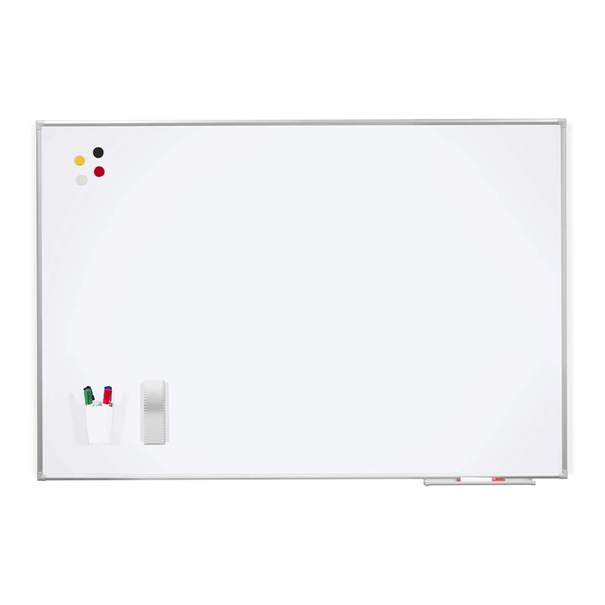 Galery – Quadro branco rocada lacado magnetico moldura aluminio com cantos 120×200 cm0