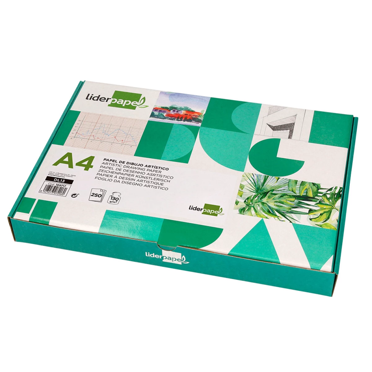 Galery – Papel de desenho liderpapel 210×297 mm 130 gr sem esquadria din a4 folha – 250 unidades0