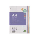 Galery – Recarga liderpapel a4 200+50 folhas 90 gr quadricula 5 mm 4 furos bandas de 5 cores0