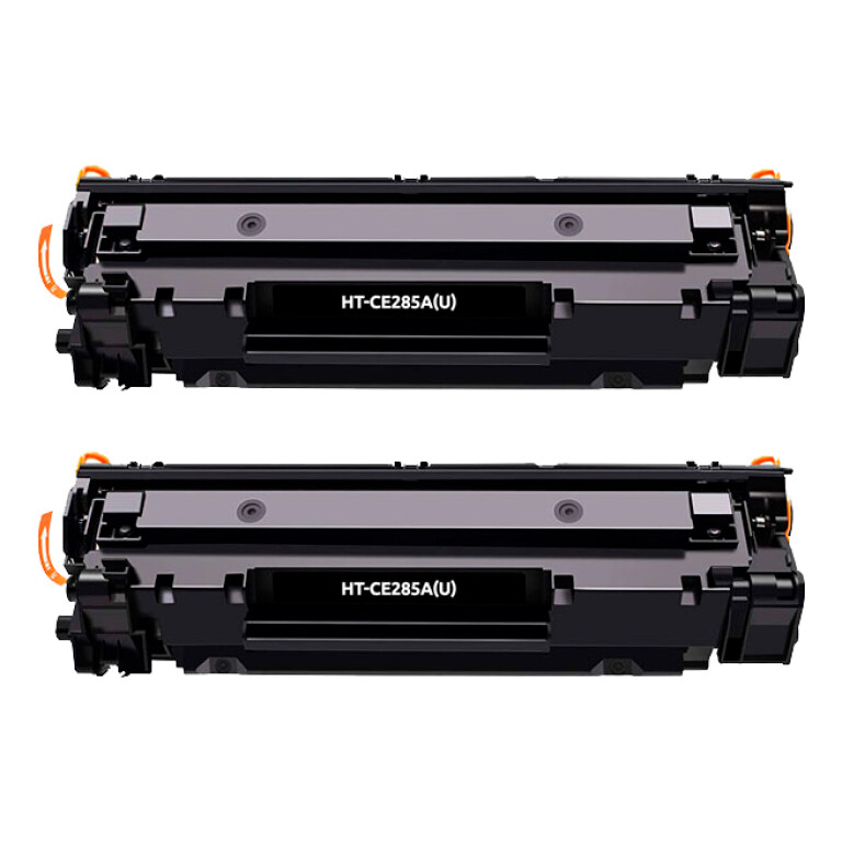 Thumbnail-Pacote preto HP CE285A/CE278A/CB435A/CB436A com 2 cartuchos de toner genéricos – Substitui 85A/78A/35A/36A