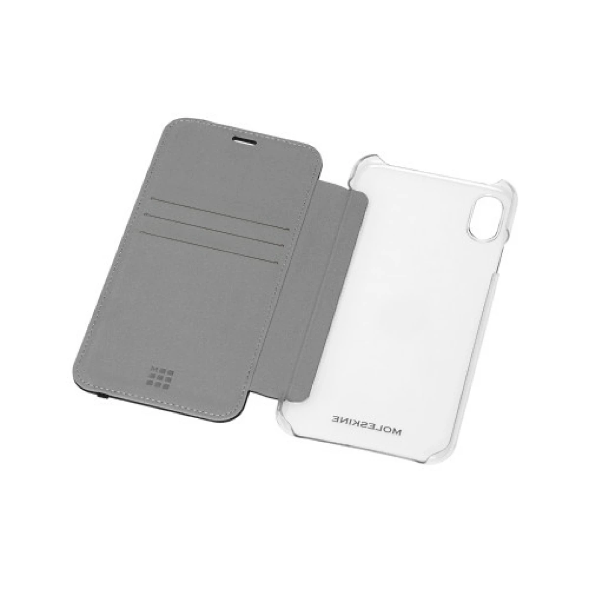 Galery – Moleskine ET9CBPXSMCLR capa para telefone celular 16,5 cm (6.5″) Fólio Preto, Transparente0