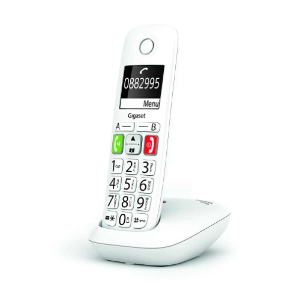 Thumbnail-Gigaset E290 DECT/telefone analógico identificador de chamadas branco