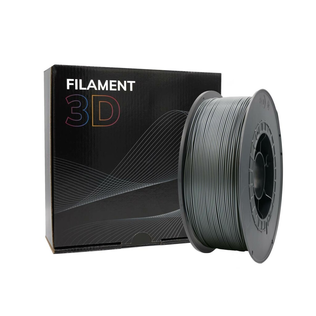 Thumbnail-Filamento 3D PLA – Diâmetro 1,75mm – Bobina 1kg – Cor Prata