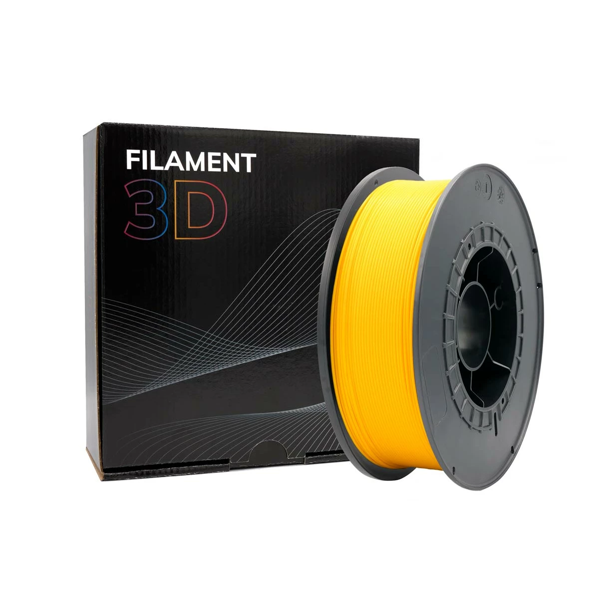 Thumbnail-Filamento 3D PLA – Diâmetro 1,75mm – Bobina 1kg – Cor Amarelo