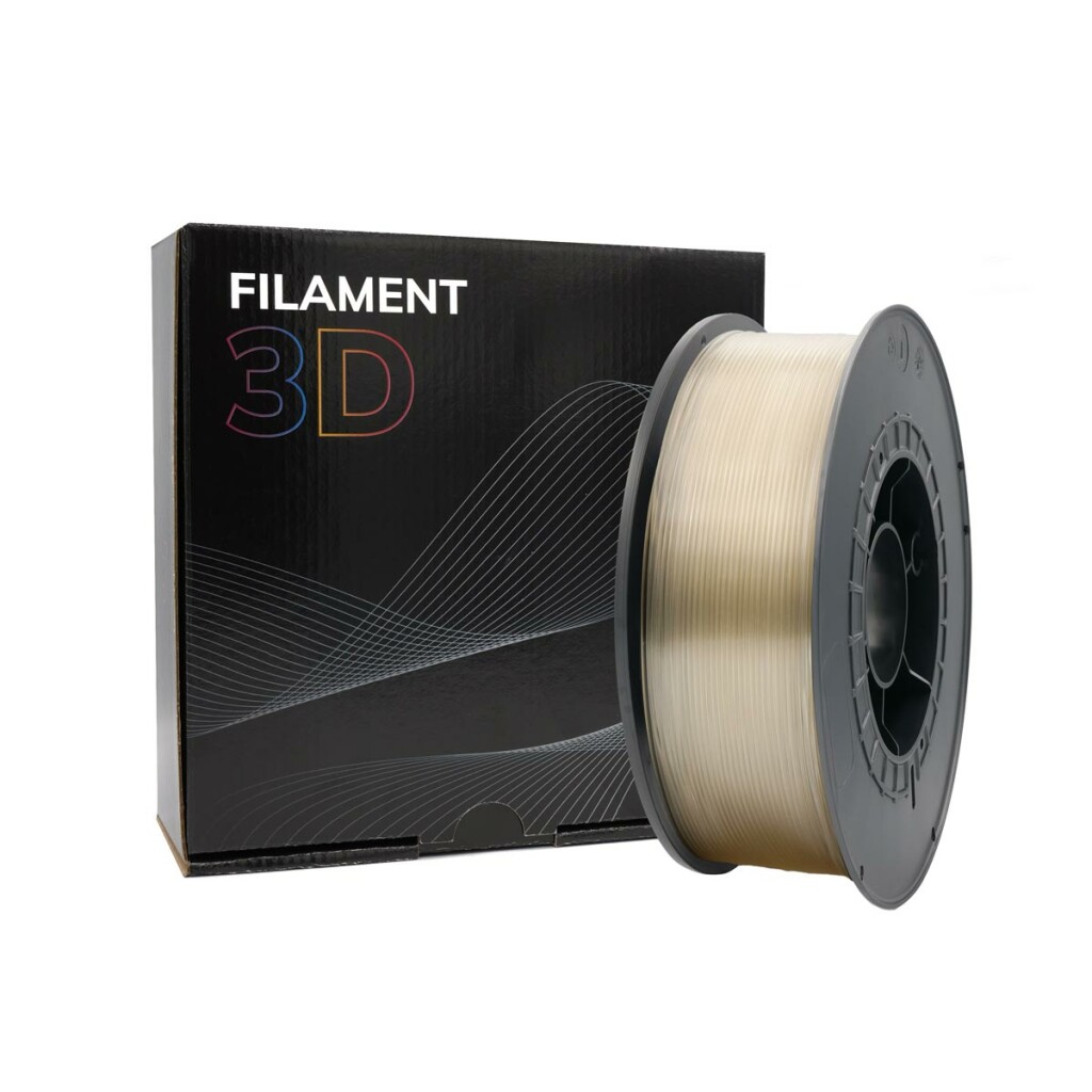 Thumbnail-Filamento 3D PLA – Diâmetro 1,75mm – Bobina 1kg – Cor Transparente