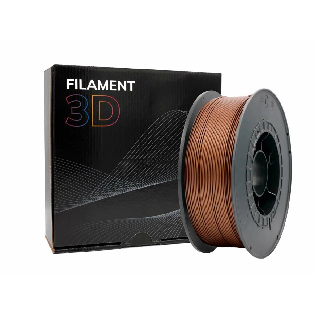 Thumbnail-Filamento 3D PLA – Diâmetro 1,75mm – Bobina 1kg – Cor Bronze