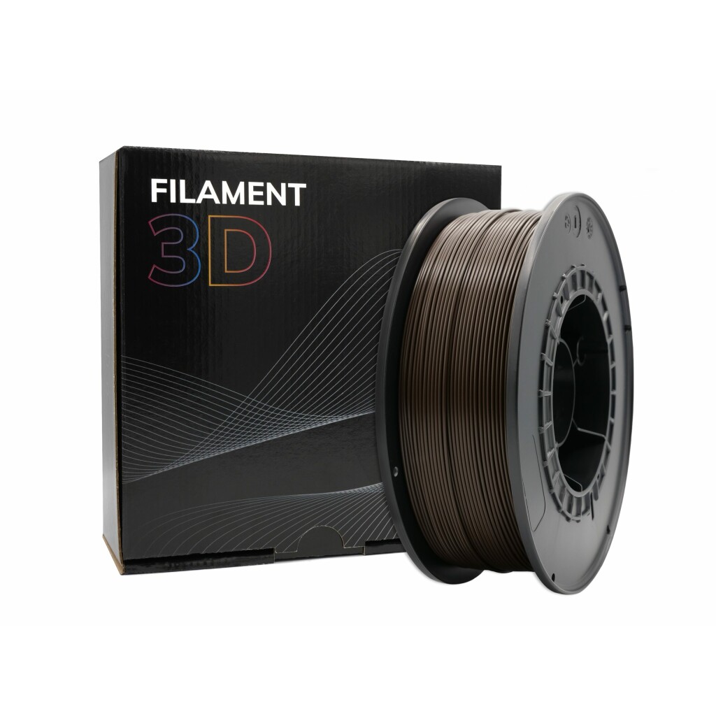 Thumbnail-Filamento 3D PLA – Diâmetro 1,75mm – Bobina 1kg – Cor Ébano