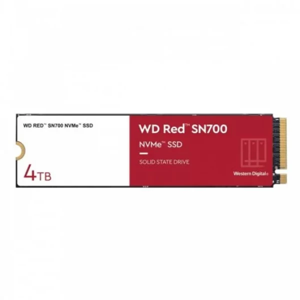 Thumbnail-SSD M.2 PCIe 3.0 NVMe WD 4TB RED SN700-3400R/3100W-550K/520K IOPs