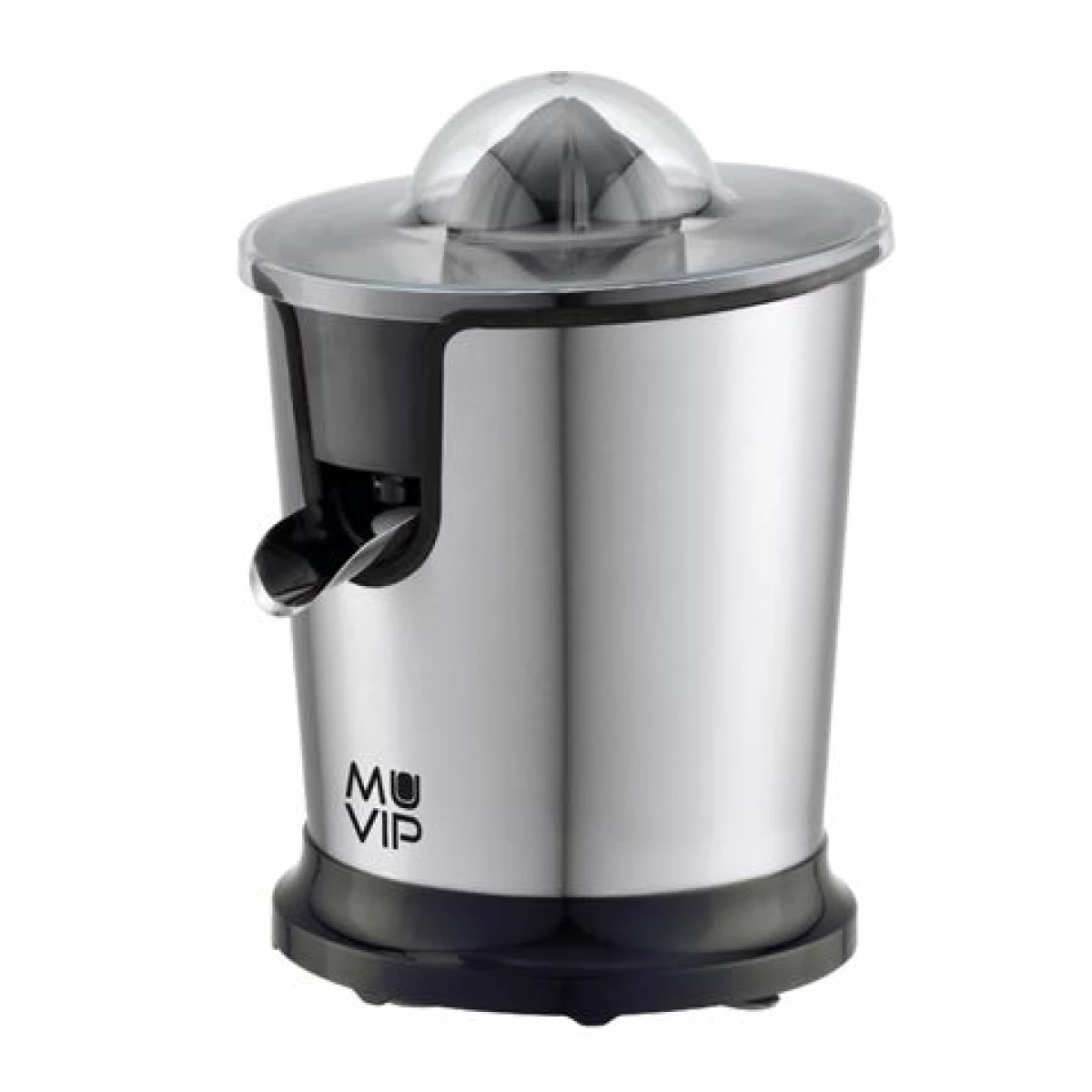 Thumbnail-Espremedor Elétrico Muvip Aço Inox 300W – Corpo e Filtro em Aço Inoxidável – Sistema Anti-Gotejamento – 2 Tamanhos de Cone
