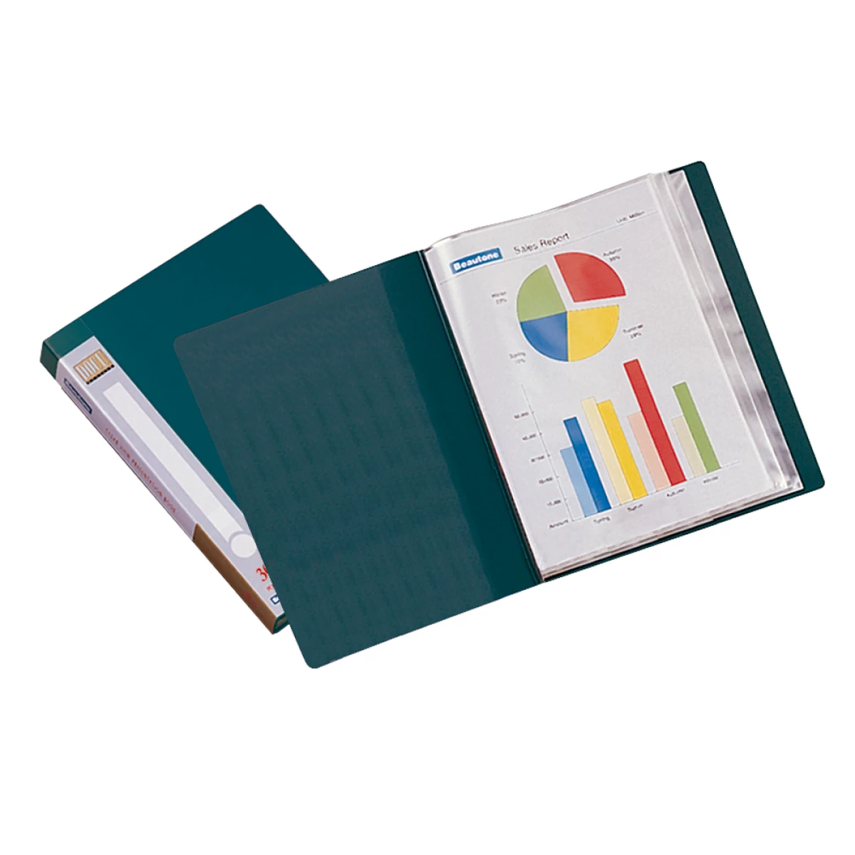 Galery – Capa catalogo liderpapel 10 bolsas din a4 verde0