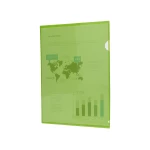 Galery – Bolsa dossier liderpapel din a4 polipropileno verde translucido 20 folhas0