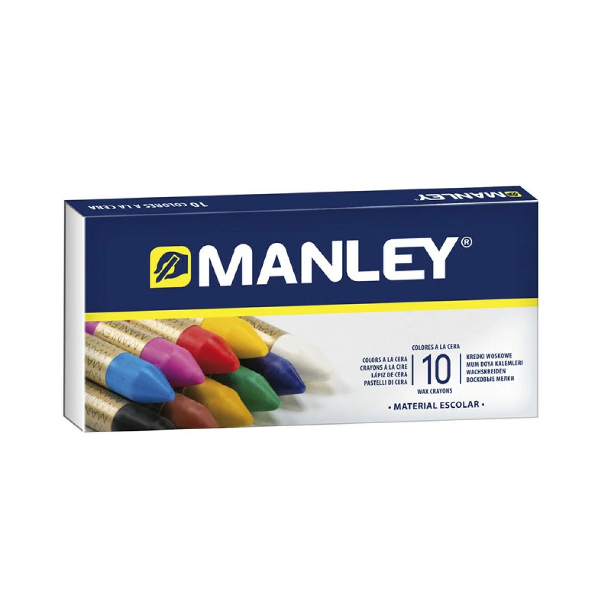 Thumbnail-Manley Pack de 10 ceras Soft Stroke – Ideal para uma ampla variedade de técnicas e aplicações – Feito à mão – Ampla gama de cores – Cores sortidas