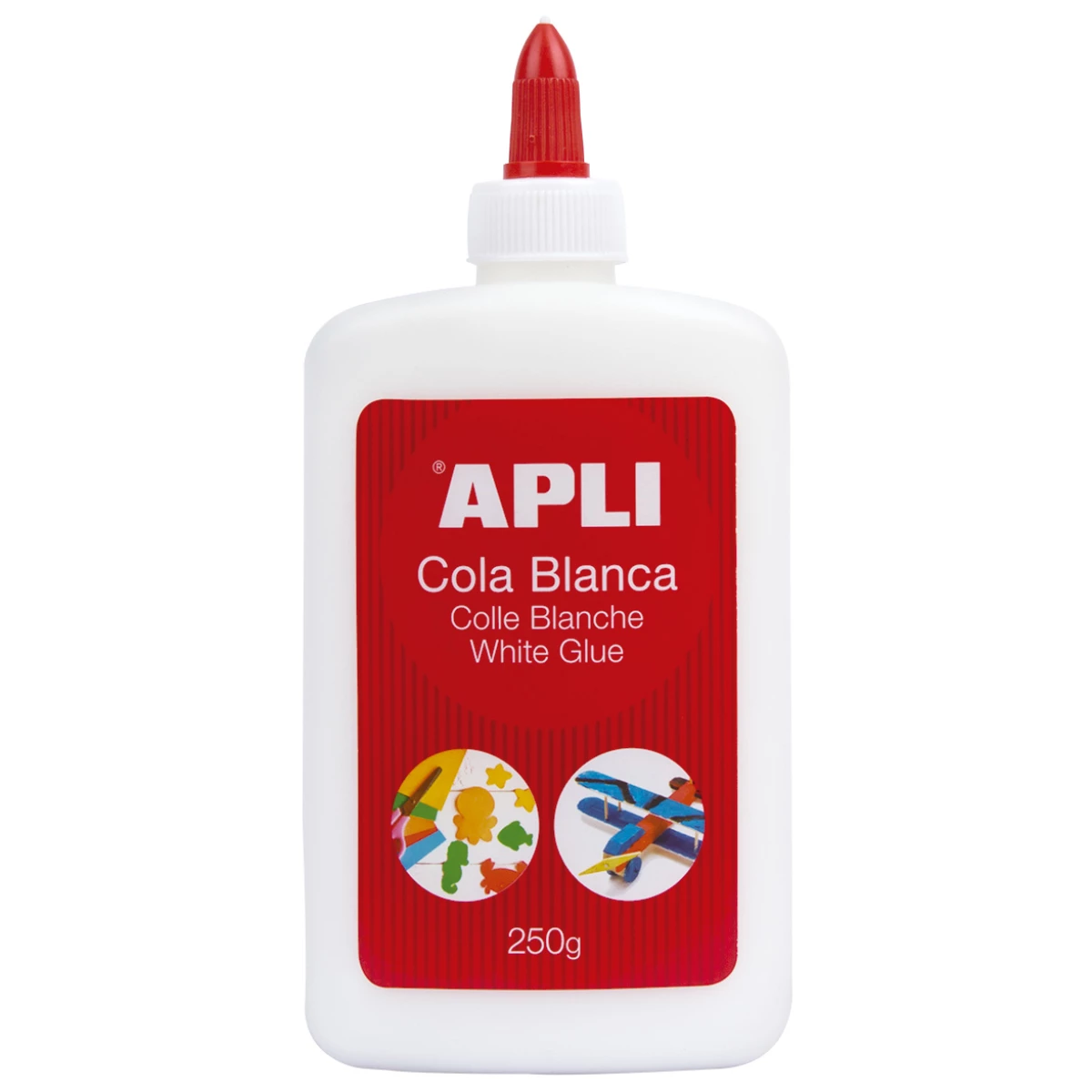 Thumbnail-Apli Cola Blanca – 250g – Secagem Rápida – Resistente a Água – Ideal para Artesanato e Trabalhos Escolares – Branco