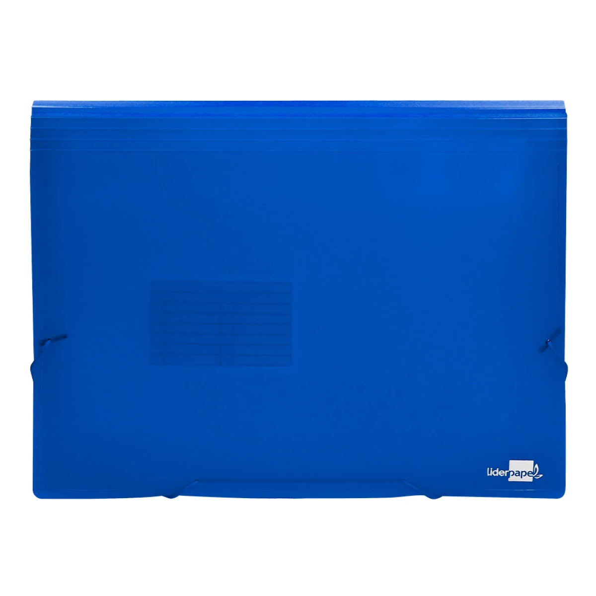 Galery – Pasta classificadora com fole liderpapel din a4 transparente 13 departamentos azul0