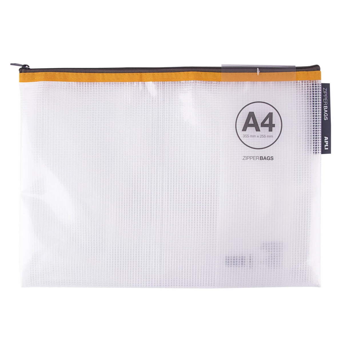 Thumbnail-Envelopes Tote Borracha Eva Transparente Apli – Tamanho A4 (355x255mm) – Macio, Portátil, Resistente e Durável – Fechamento em Zíper – Embalagem com 20 Unidades em 5 Cores Sortidas