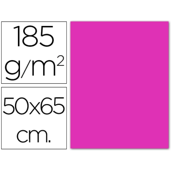 Thumbnail-Cartolina guarro 50×65 cm 185 gr fucsia – 5 unidades