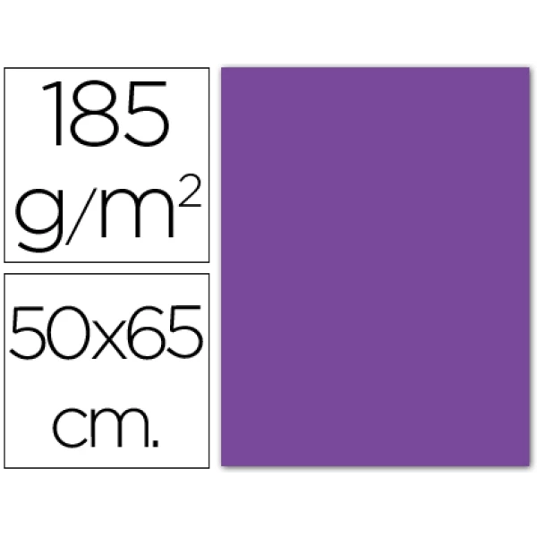 Thumbnail-Cartolina guarro 50×65 cm 185 gr violeta – 5 unidades