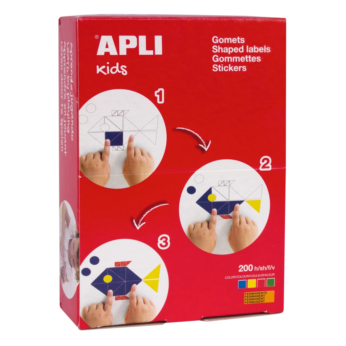 Thumbnail-Appli Elásticos Redondos com Adesivo Permanente – Tamanho Ø 13mm – 15400 Elásticos por Caixa – Ideal para Escolas e Oficinas Infantis – Cumpre as Normas EN-71 e FSC