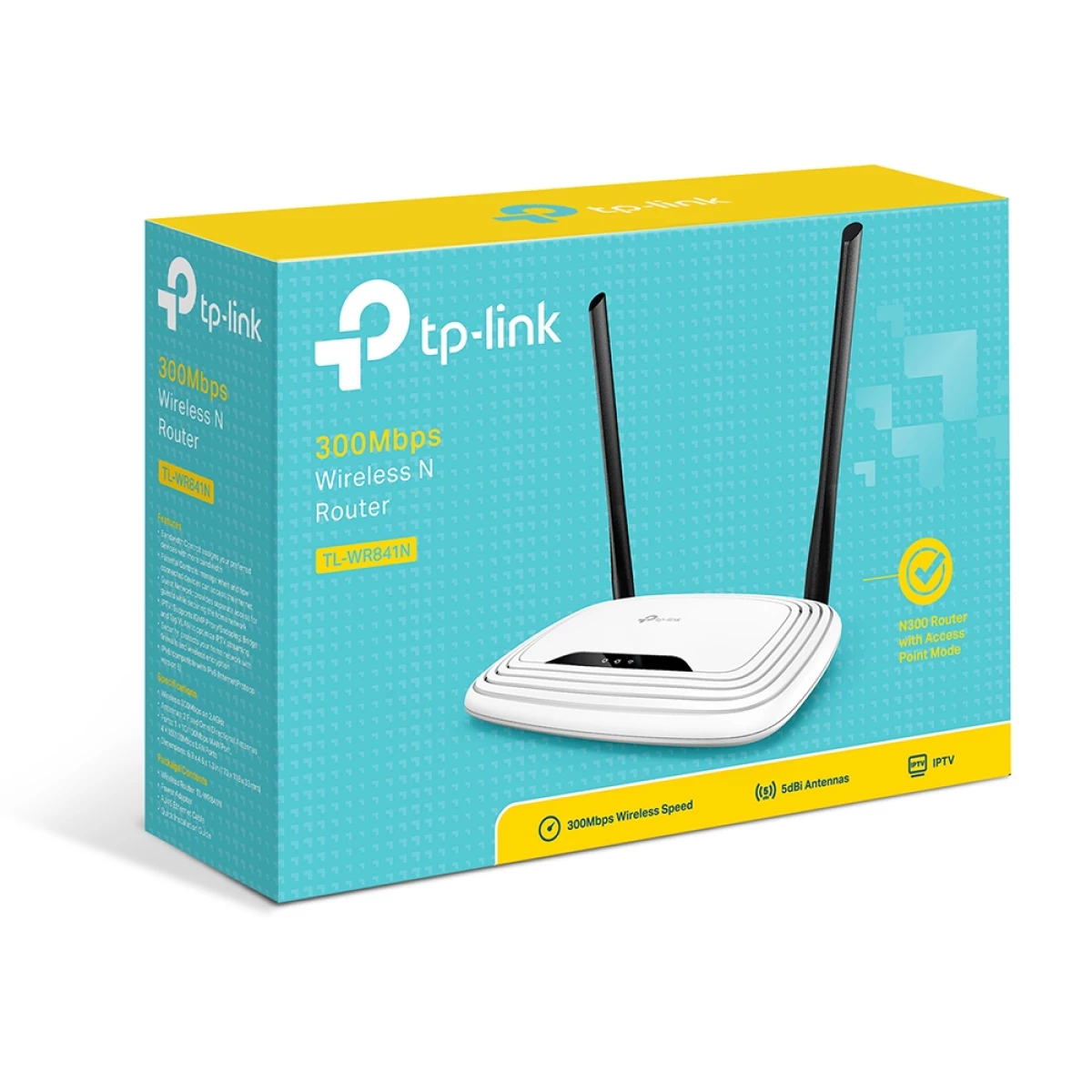 Galery – TP-Link TL-WR841N router sem fios Fast Ethernet Single-band (2,4 GHz) Branco0