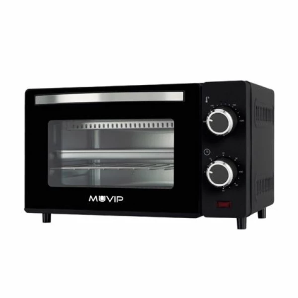 Thumbnail-Forno de Sobremesa Muvip 650W 10L – Regulador de Temperatura 100º – 230º – Porta Vidro Temperado – Corpo em Aço Inox