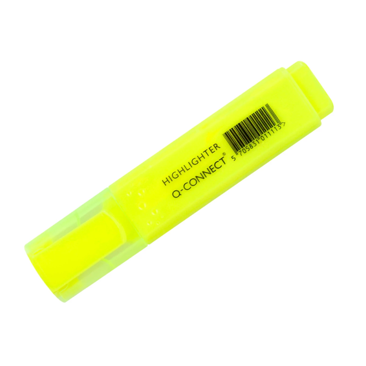 Galery – Marcador fluorescente q-connect de ponta biselada amarelo0