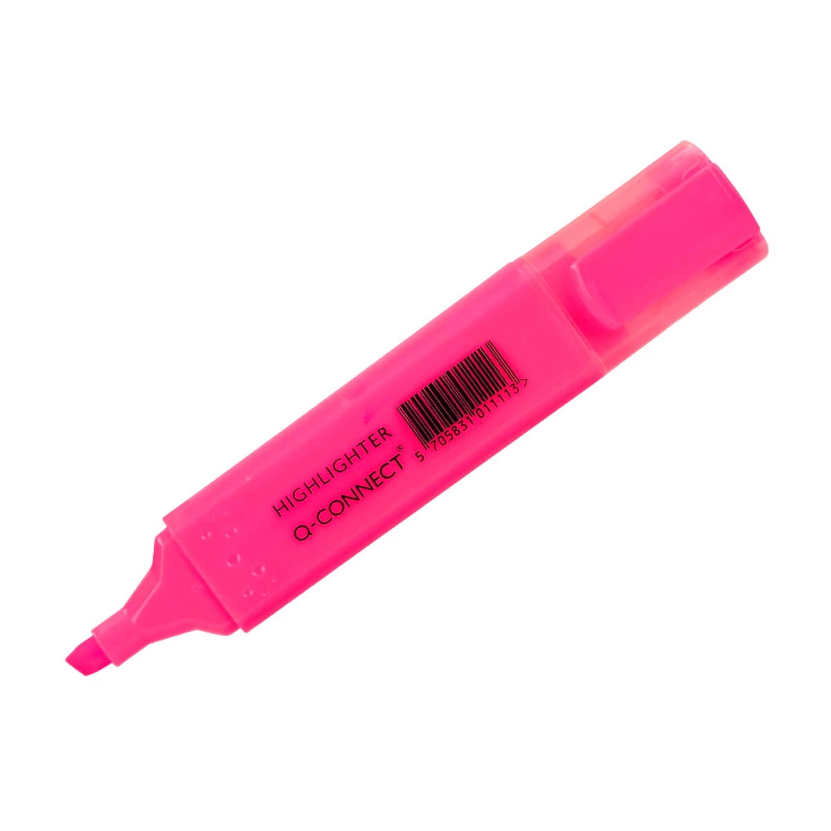 Galery – Marcador fluorescente q-connect de ponta biselada rosa0