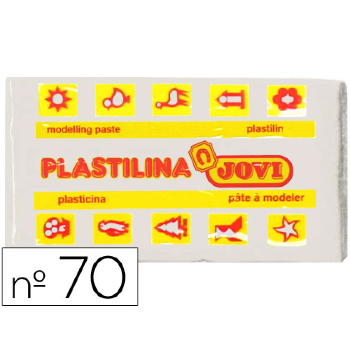 Thumbnail-Plasticina jovi 70 50 gr branca