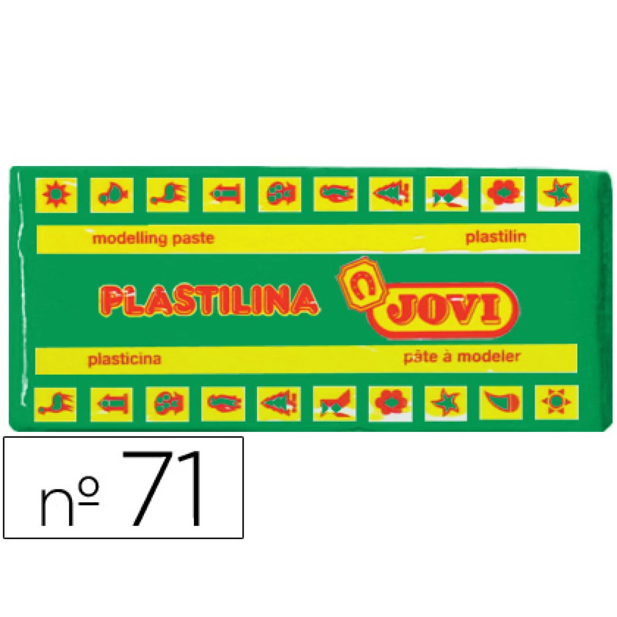 Thumbnail-Plasticina jovi 71 150 gr verde claro