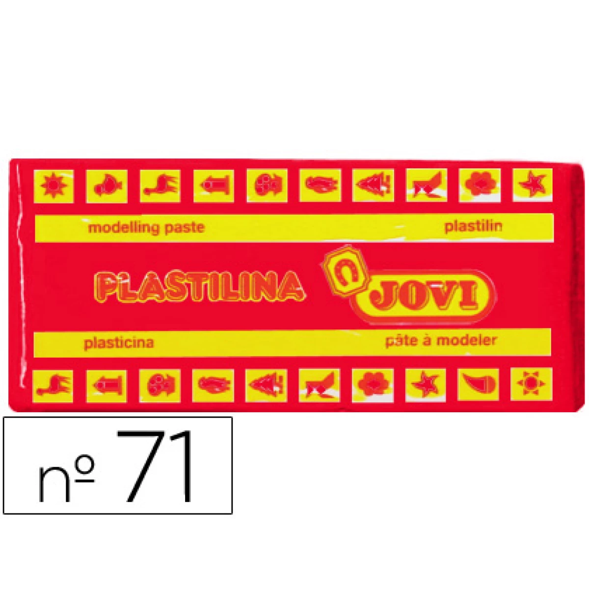 Thumbnail-Plasticina jovi 71 150 gr vermelho