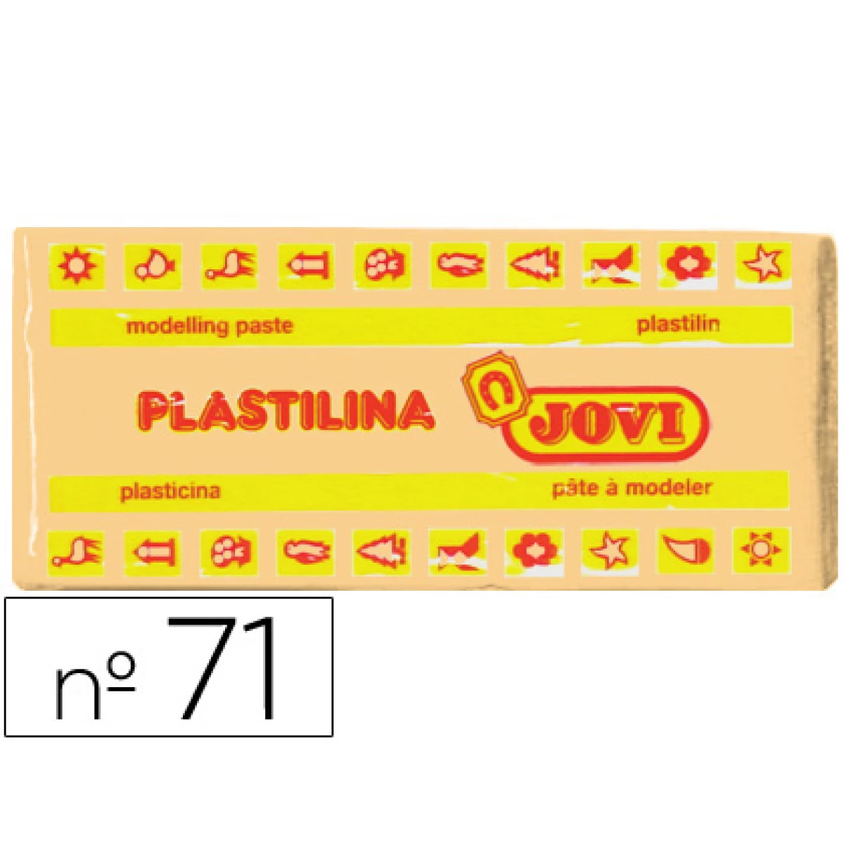 Thumbnail-Plasticina jovi 71 150 gr bege