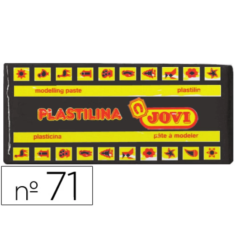 Thumbnail-Plasticina jovi 71 150 gr preto