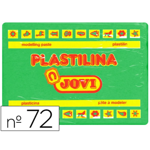 Thumbnail-Plasticina jovi 72 350 gr verde claro