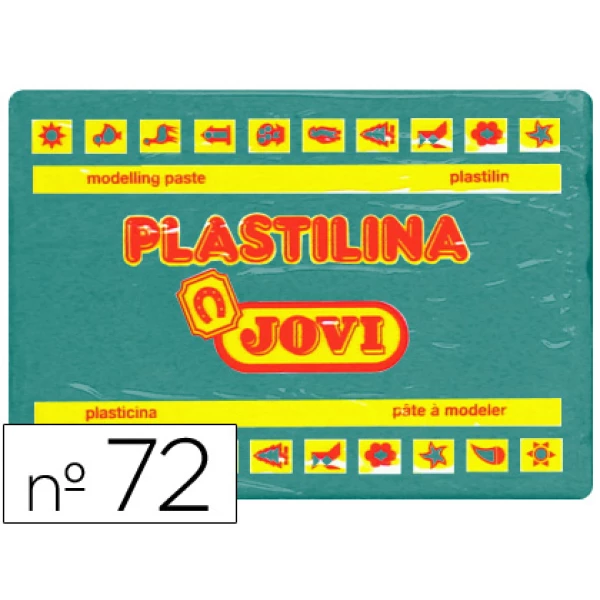 Thumbnail-Plasticina jovi 72 350 gr verde escuro