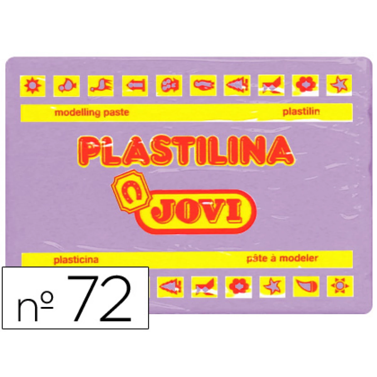 Thumbnail-Plasticina jovi 72 350 gr lilas