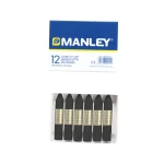 Galery – Lapis de cera manley 12 unidades preto0