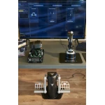 Galery – Thrustmaster TPR Leme Preto, Prata USB Analógico Flight Simulator PC0