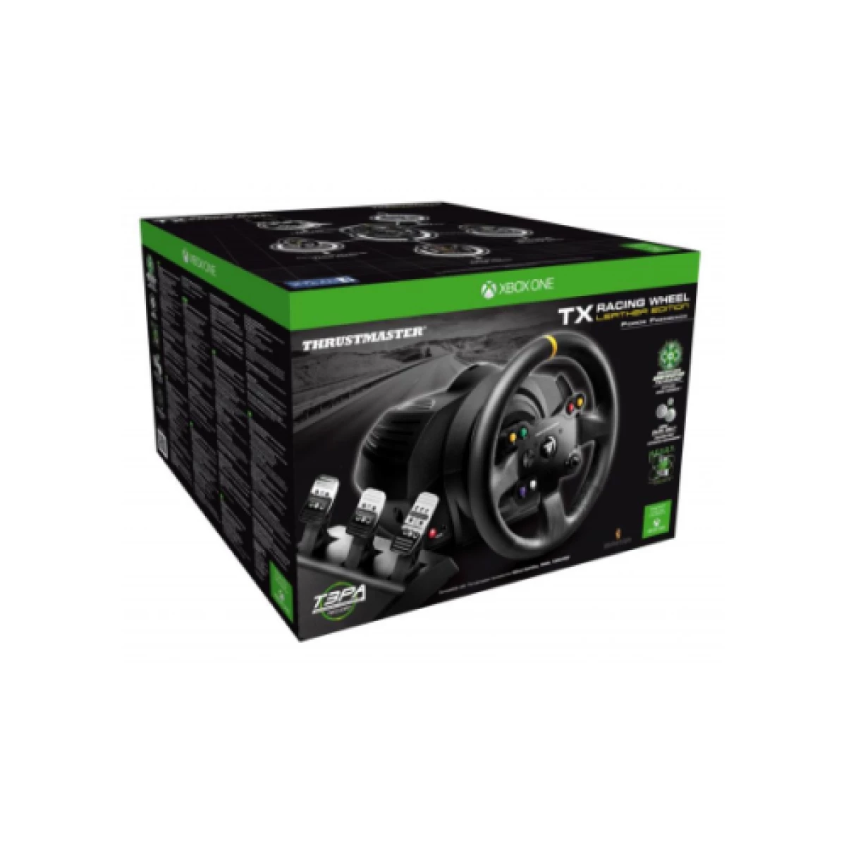 Galery – Controle e volante Thrustmaster 4460133 Preto Volante + Pedais PC, Xbox One0