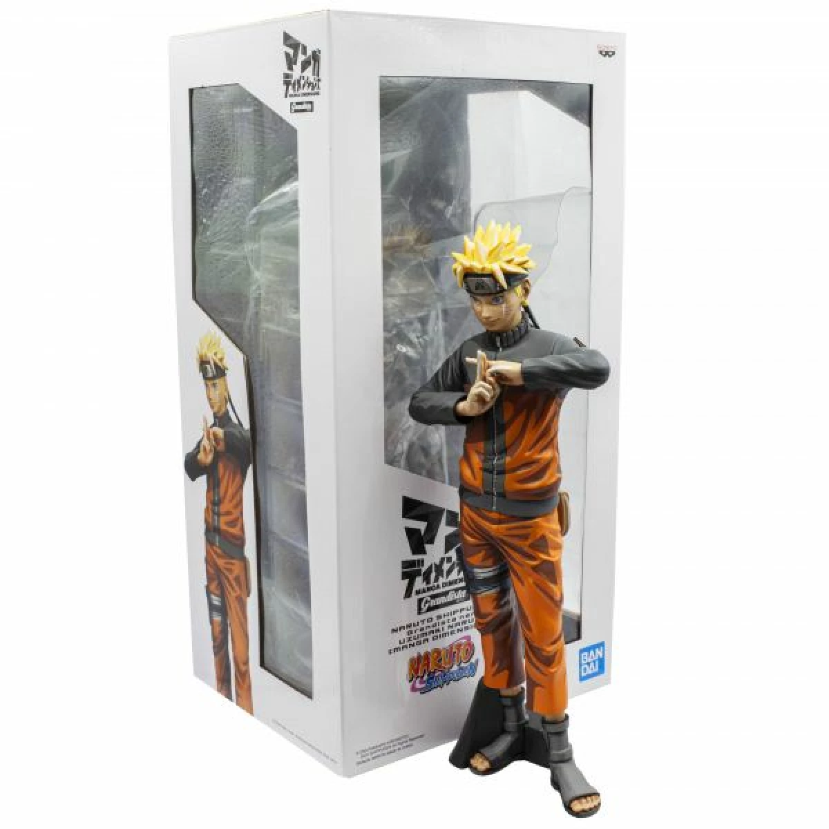 Thumbnail-Banpresto Grandista Naruto Shippuden Naruto Uzumaki – Figura de coleção – Altura 27cm aprox. – Fabricado em PVC e ABS