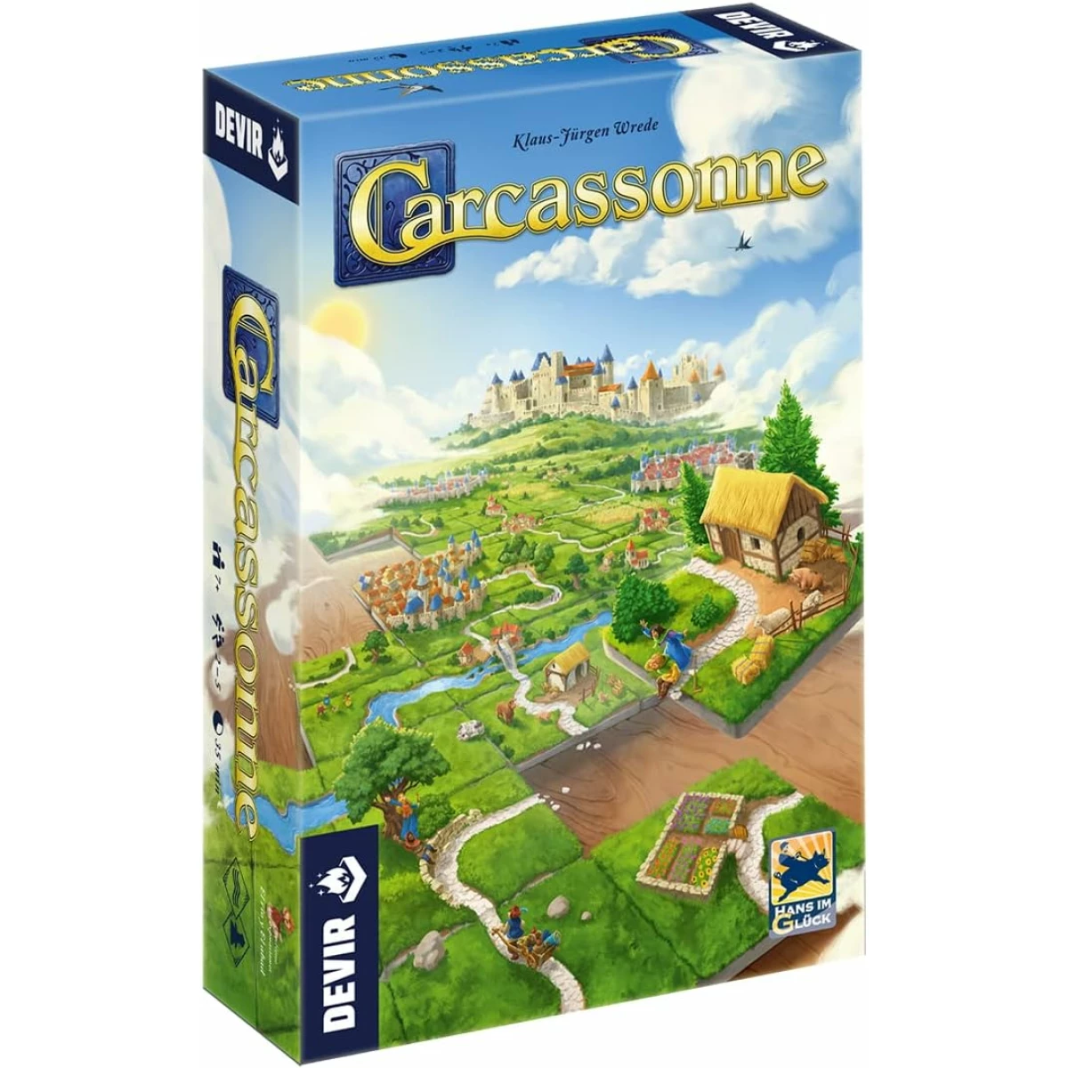 Thumbnail-Jogo de Tabuleiro Carcassonne – Tema Construção/Estratégia – De 2 a 5 Jogadores – A partir de 10 Anos – Duração 35min. Aproximadamente.